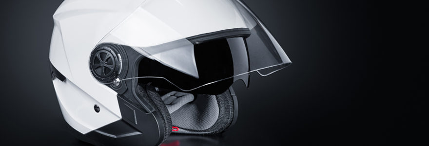 Casque moto jet